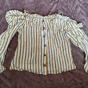 Off the shoulder blouse